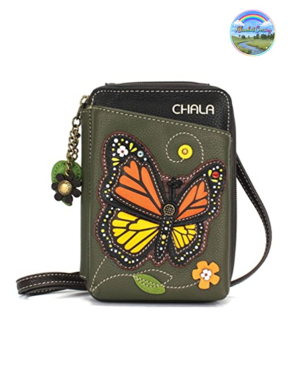 CHALA Phone Wallet Crossbody Purse Faux Leather Adjustable Strap Ladies